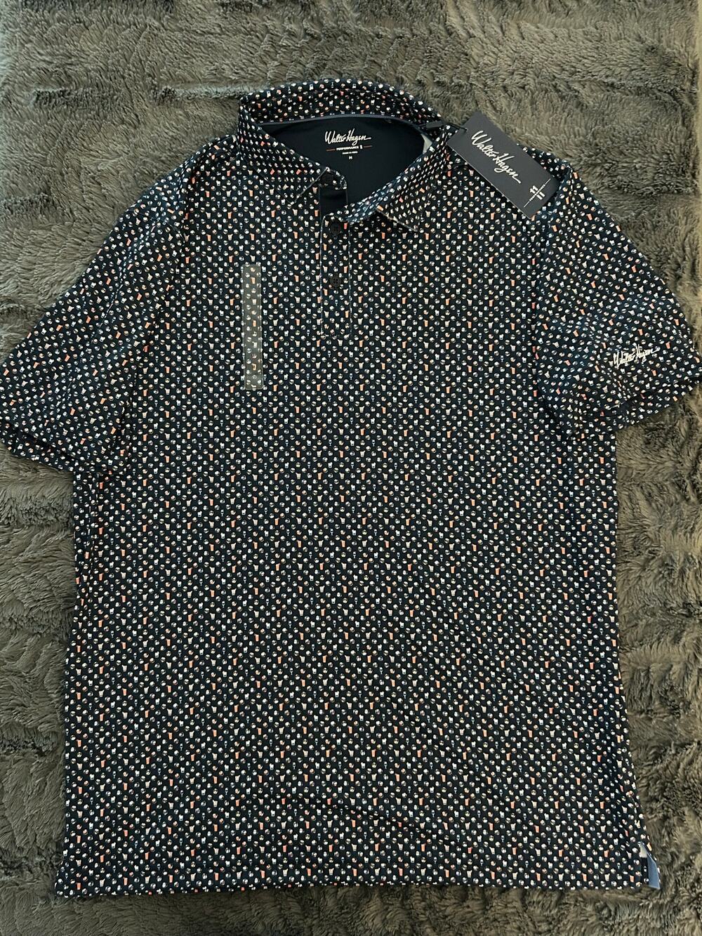 Walter Hagen Blue Medium Polo Shirt (NWT)